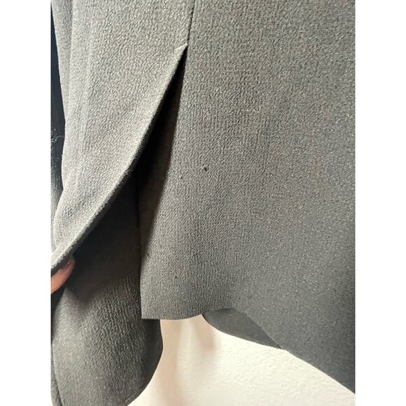 Wilfred Aritzia Black Blazer Jacket Moto Crepe Mayet XXS - Picture 4 of 5